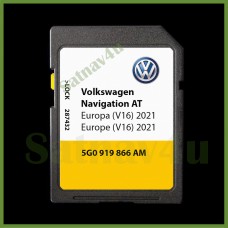 Volkswagen VW AT V16 Navigation SD Card DISCOVERY MEDIA mib1 SAT NAV MAP Europe 2020 - 2021